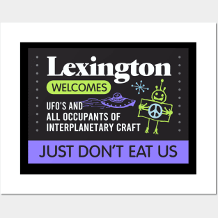 Lexington Welcomes Aliens Posters and Art